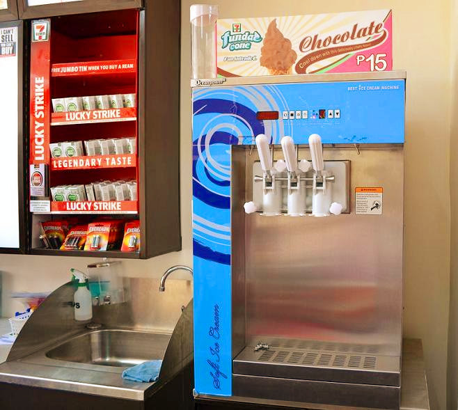 Purchased by 7-Eleven Oceanpower OP132BA Soft Ice Cream Machine