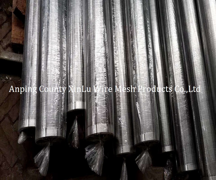 Triangular Wire Wrap Screens 6-5/8" 8-5/8" Dia Electropolishing Filter Screen Tube