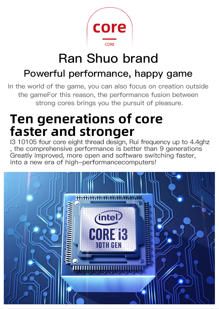 Core I3 10105 Gaming PC Desktops