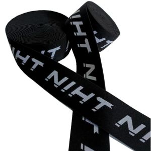 Garment Knitted Jacquard Elastic Webbing Adjustable Elastic Straps 50m Roll