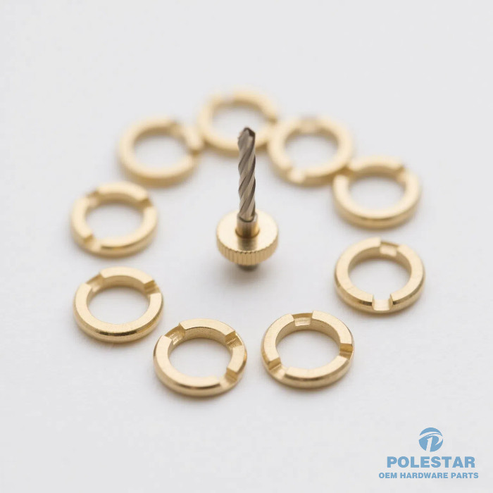 Precision Miniature Brass Stop Rings CuZn39Pb3 Model Making Drills