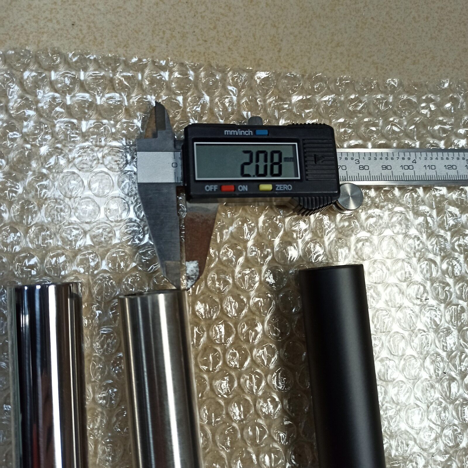 Sliding Door Kit Open Style Sliding with 304 Stainless Steel 25*2.0mm Solid Round Bar