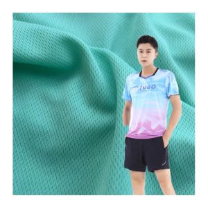 China Weft Knitted Bird Eye Fabric Width 150cm-180cm For Reflective Safety Suit on sale