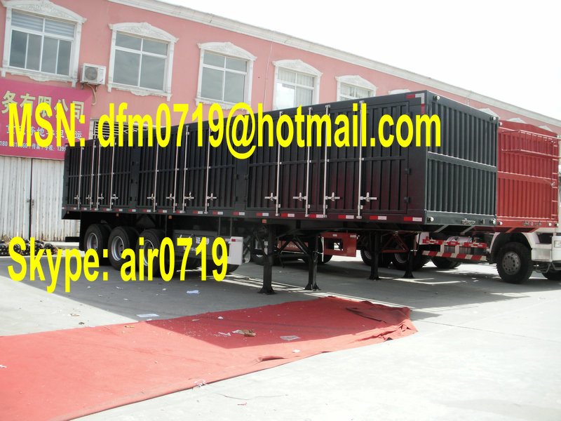 3 Axles Dongfeng EQ9382XXYT Box Semi-Trailer,Dongfeng Semi-Remolque,Dongfeng Semi-Remorque