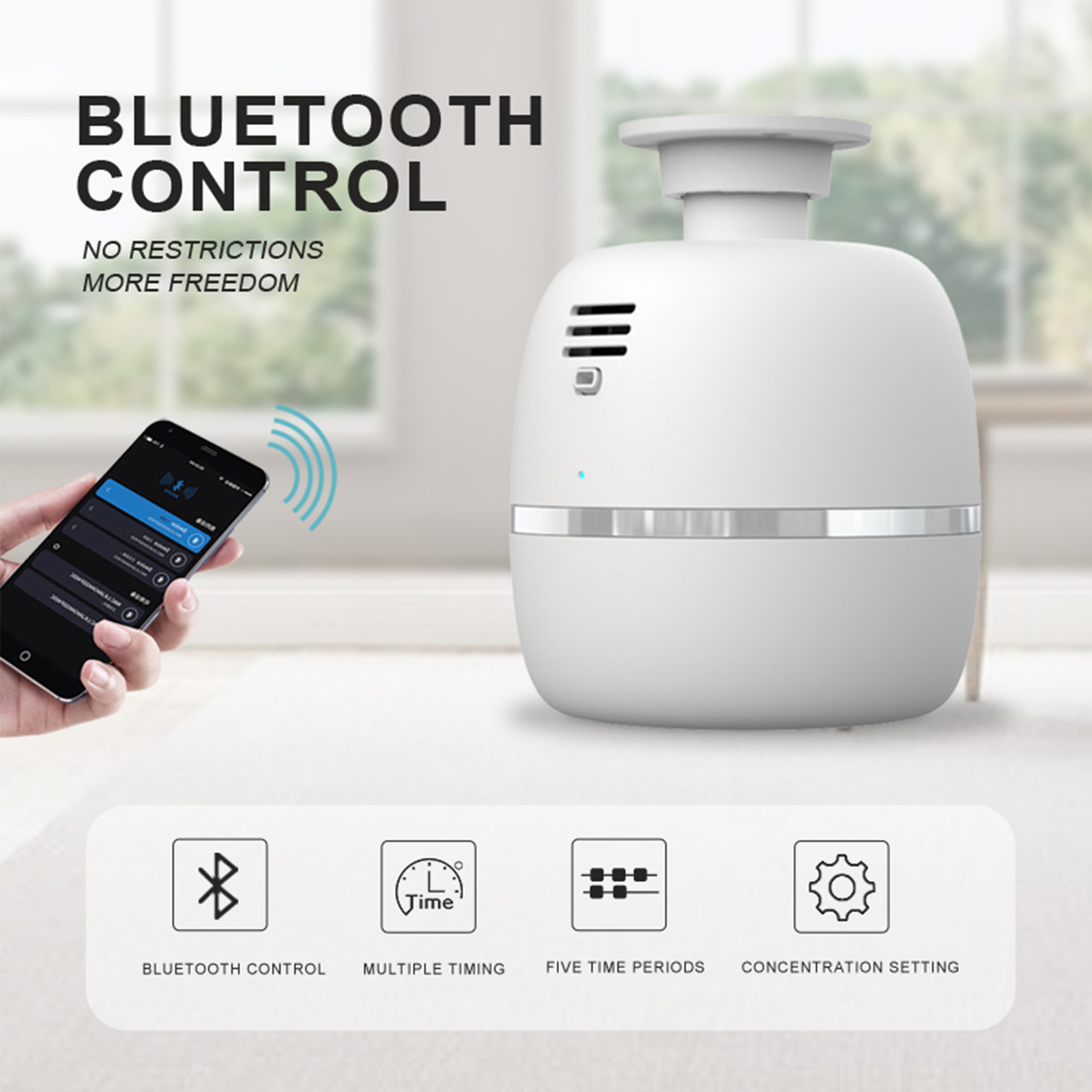 Long-lasting Perfumed Ultrasonic Diffusers With 350ml Oil Capacity And Up To 10 Hours Working Time