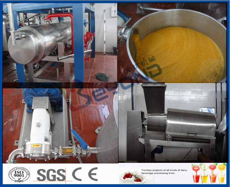 Industrial Automatic Mango Jam Making Machine For Fruit Processing