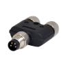 Buy cheap 4pins Circular M8 Waterproof Connector Male Y Type Splitter Assembly Straight from wholesalers