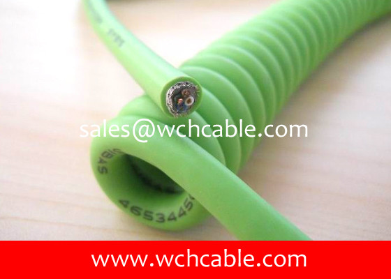 UL21029 Aerospace Applied Spiral Cable PUR Jacket Rated 80C 600V