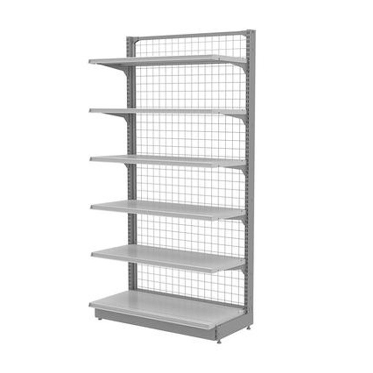Wire Grid Mesh Adjustable Display Rack Supermarket Wire Mesh Display Candy Shelf