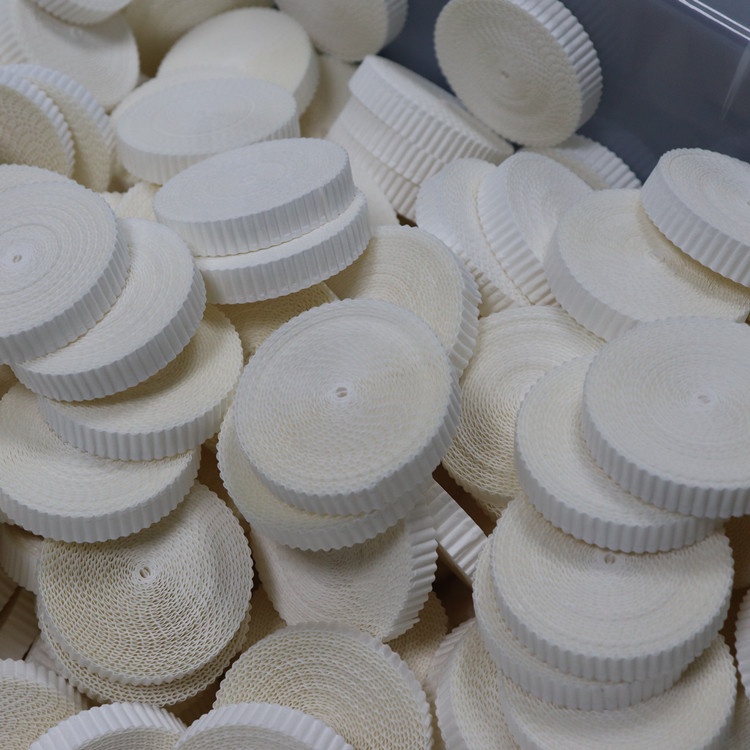 Heat And Moisture Exchanger Corrugated HME Filter Paper 13mm 1.2mm