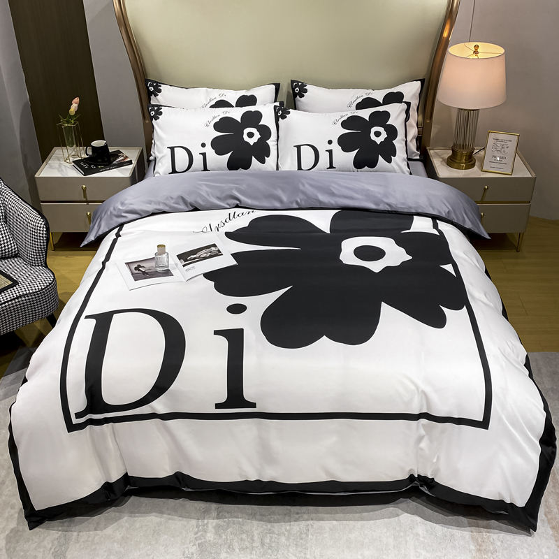 Grade A 3D Printed King Size Bedding Set Luxury Duvet Cover 133x72 Fabric Density