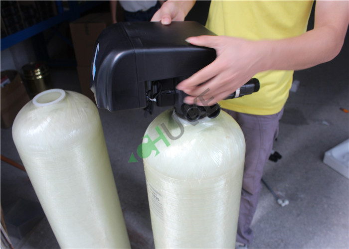 Manual Fiber Reinforce Plastic Water Softener Tank For Steam Boilers / Heat Exchangers