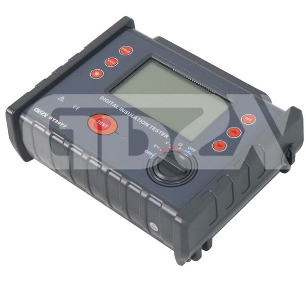 BY2677 Wide Voltage Range Insulation Resistance Megger Meter Tester Self - Clocking Function