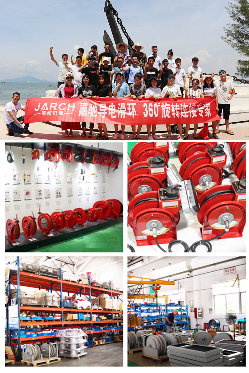 Auto Retractable steel s304 S316 Heavy Duty Power Cord cable Reel