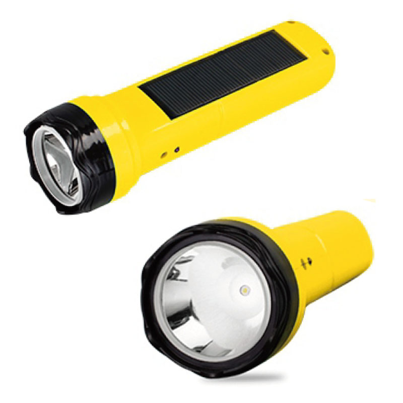 Toys Solar Safety Hammer Light Multifunction Solar Flashlight Torch with Power Bank