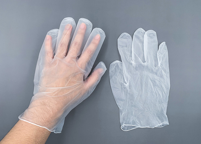 Elongation : ≥300% Disposable PVC Glove Resistance to Chemical