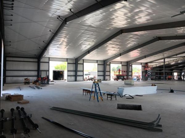 Flexible Steel Building Frame Structures and Aluminum Alloy Sliding Window for