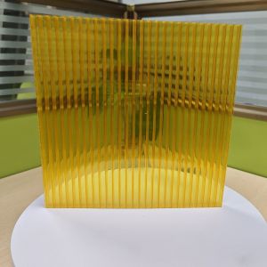 Yellow 10mm Four Layer Polycarbonate Hollow Sheet Ultimate Combination Of
