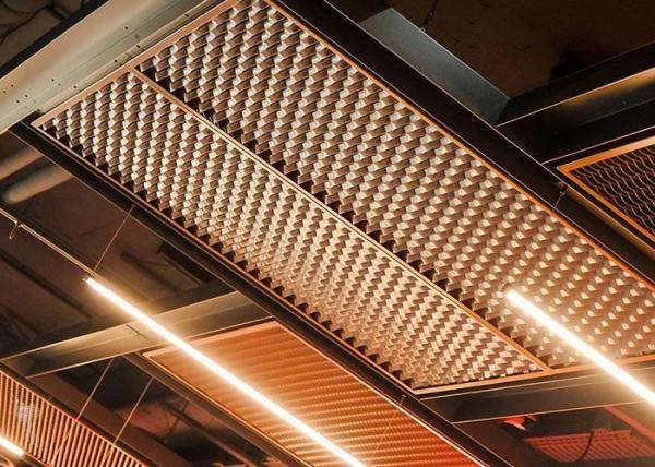 Expanded Metal Ceiling Fireproof Heat Insulation Noise Absorption For Building