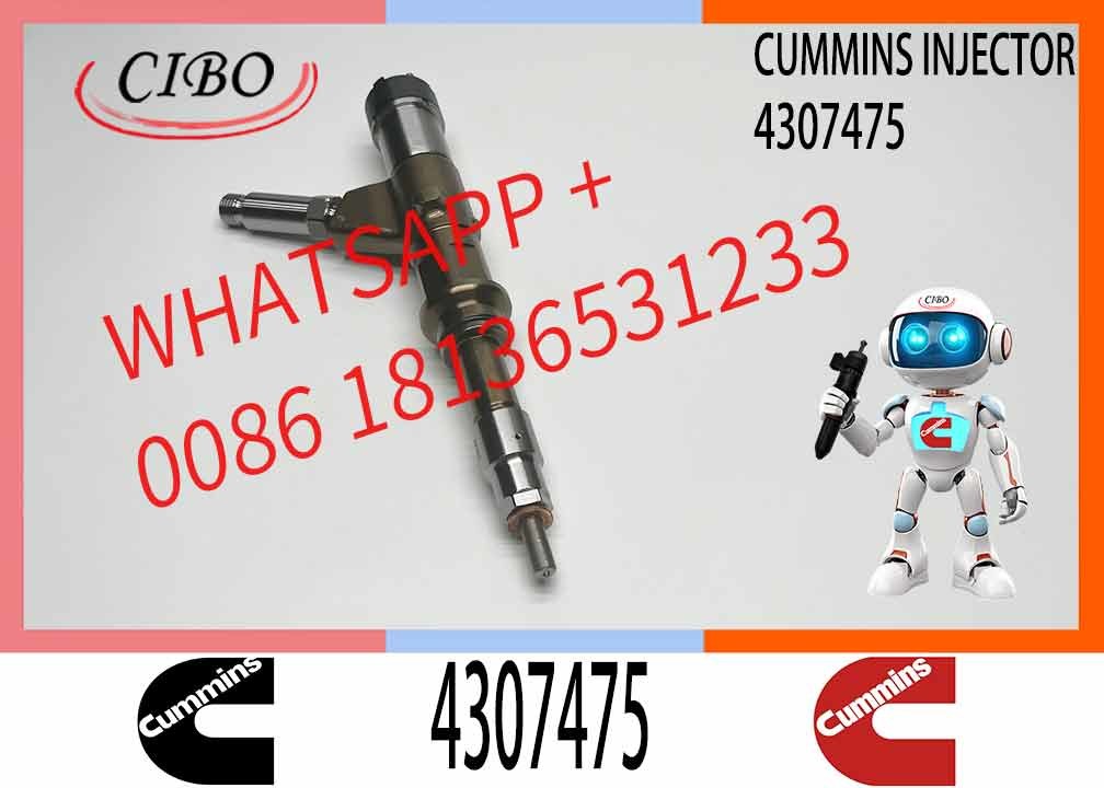 Common Rail Injector Fuel Injector 4307475 4307468 5461710 5491515 For ISG Excavator Engine
