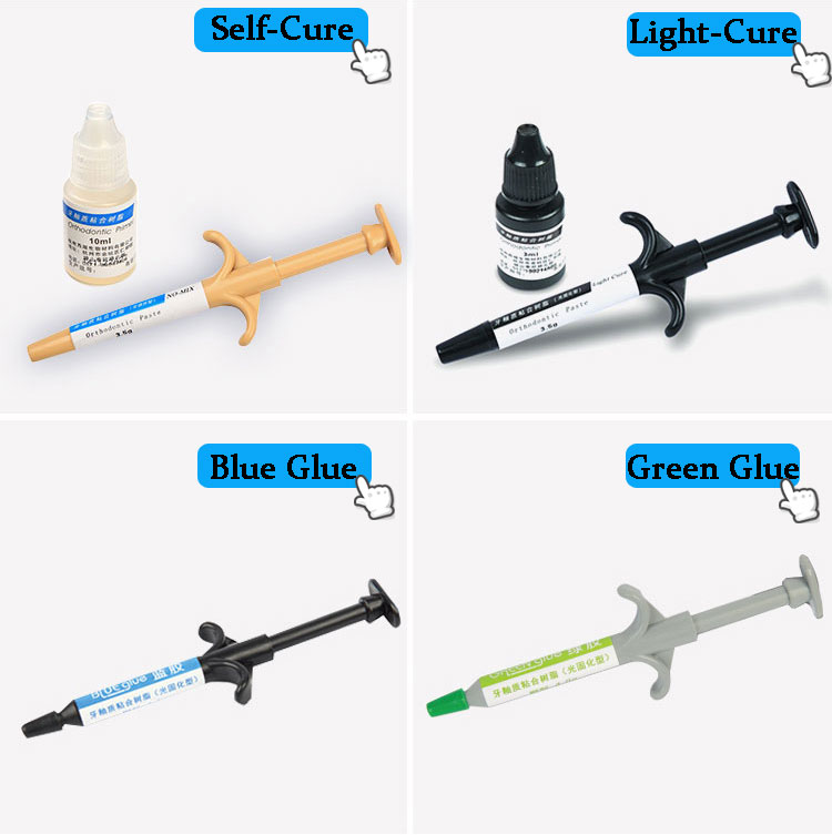 Dental Orthodontic Adhesives Light Cure 37% Phosphoric Etchant Liquid Gel