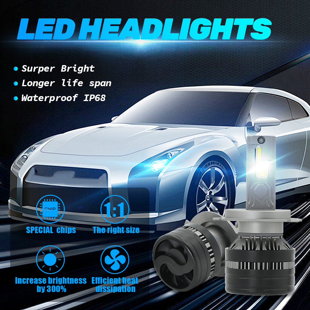 High Brightness Universal LED Car Headlight Bulb H1 H7 H4 H11 881 120W
