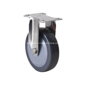 Stainless 3 65kg Rigid PU Caster S3403-74 Grey Color Perfect for Caster Applications