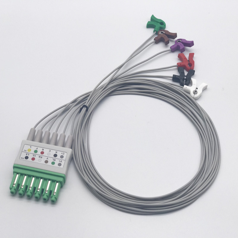 siemens drager Infinity 6 leads ECG leadwire with neonate clip