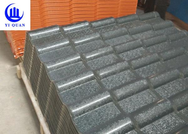 Sound Heat Insulation PVC ASA Resin Roof Tile 1050mm For Residential Traditional