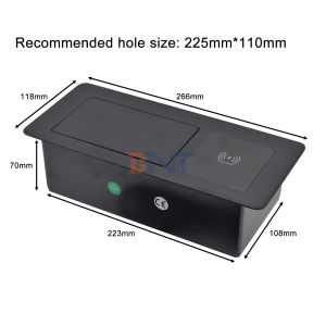 Wireless Charging Desktop Table Pop-up Power Socket Multi-Connection Box