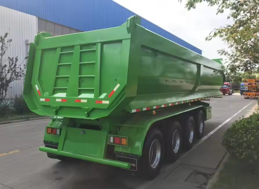 Factory Direct Heavy Duty U Shape 3/4/5 Axle Tipper Dump Trailers Semi Tipping Trucks for Stone Sand or Coal Transportation