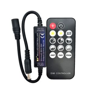 6A Wireless LED Mini Controller RF Remote Control For 5630 Single Color Strip