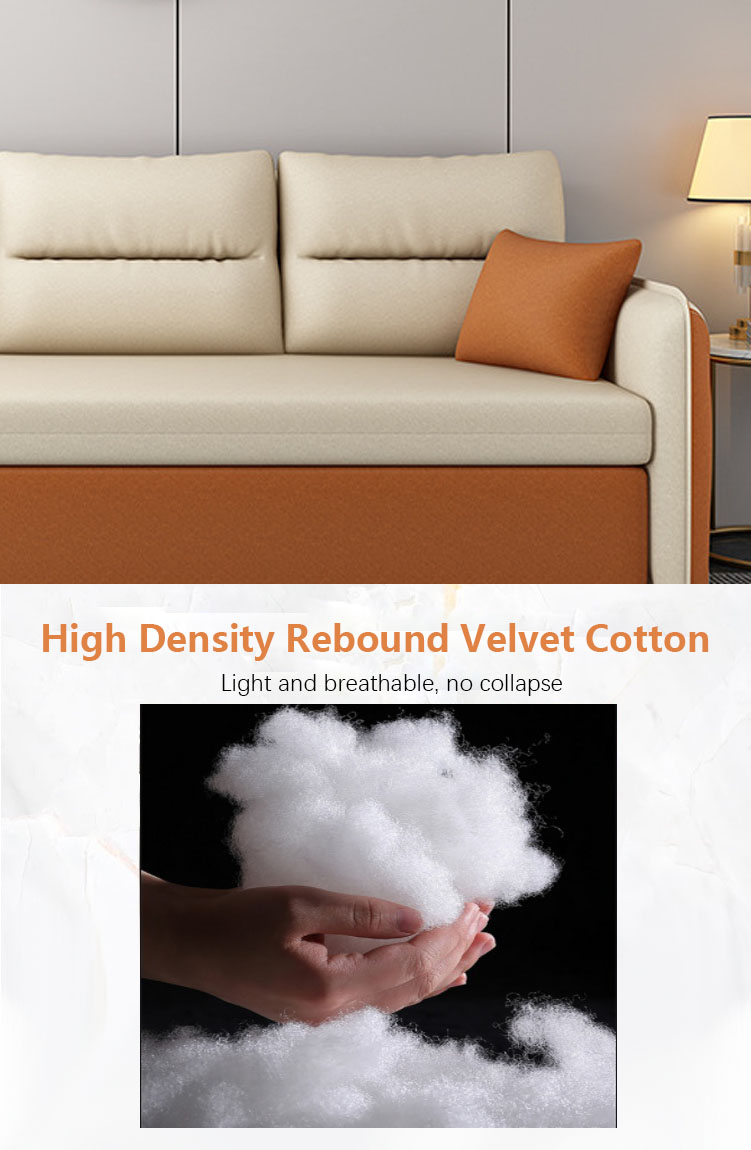 Living Room Furniture Convertible Sofa Bed Loveseat Sleeper Fabric Cover