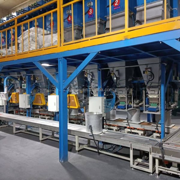 Rubber Mixer Kneader Fully Automatic Weighing Dosing Batching System Small