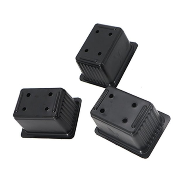 Customized Single Plant Plastic Seedling Tray PS Square Hole Disposable Seedling Trays