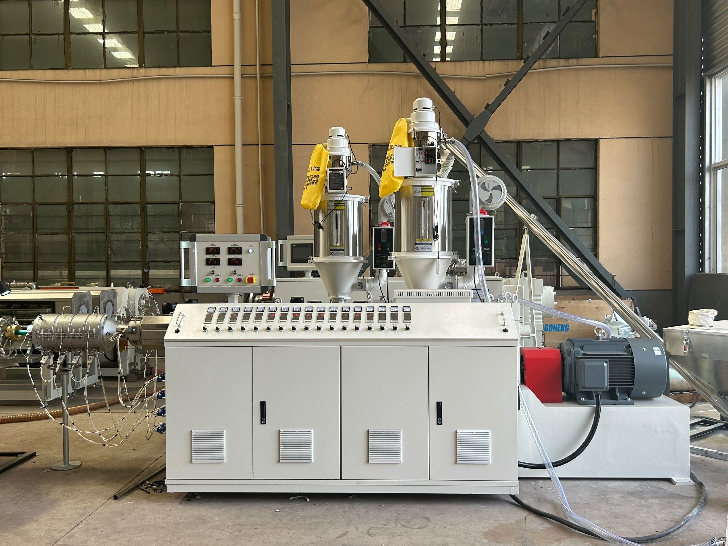Single Screw PPR Pipe Extrusion Production Line Plastic Extruder Making Machine PPR Glass Fiber Pipe Extrusion Making Machine