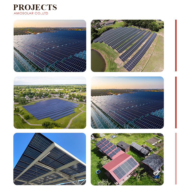Amosolar Mono Solar Panels 525-550W The Ultimate Solution for Your Solar Applications