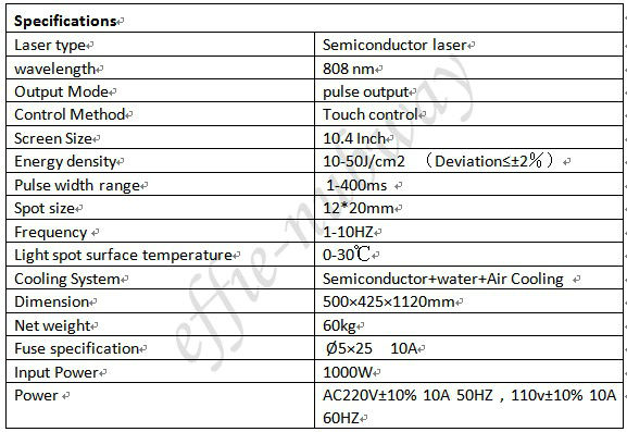 diode laser for hair removal