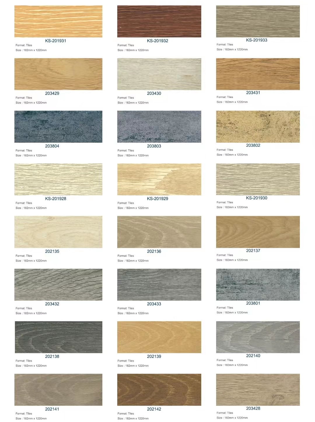 UV Coating LVT Parquet Flooring CE SGS Plastic Wood Look Vinyl Flooring