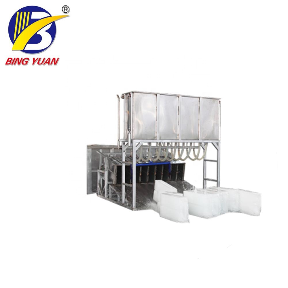 R404A 124.3KW 380V 25KG Commercial Ice Maker Machine , Commercial Ice Cube Machine