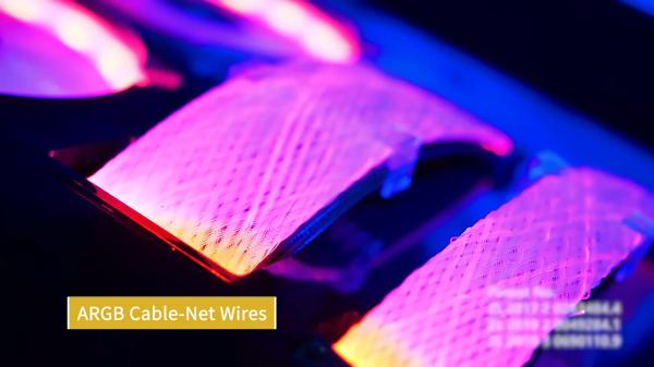 24Pin Net Cable RGB Glowing Cable Motherboard Synchronized 5V 3Pin Male to