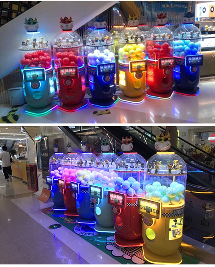 Arcade Gift Kids Game Capsule Coin Operated Ball Toys mini gashapon vending machine