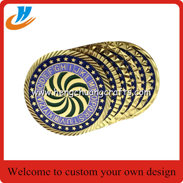 Challenge coins,any shape Coins Military with different edge options