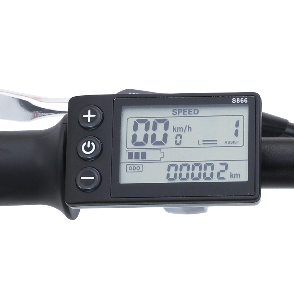High Torque Folding Electric Fat Tire Bike 500W With 20 Inch LCD Display