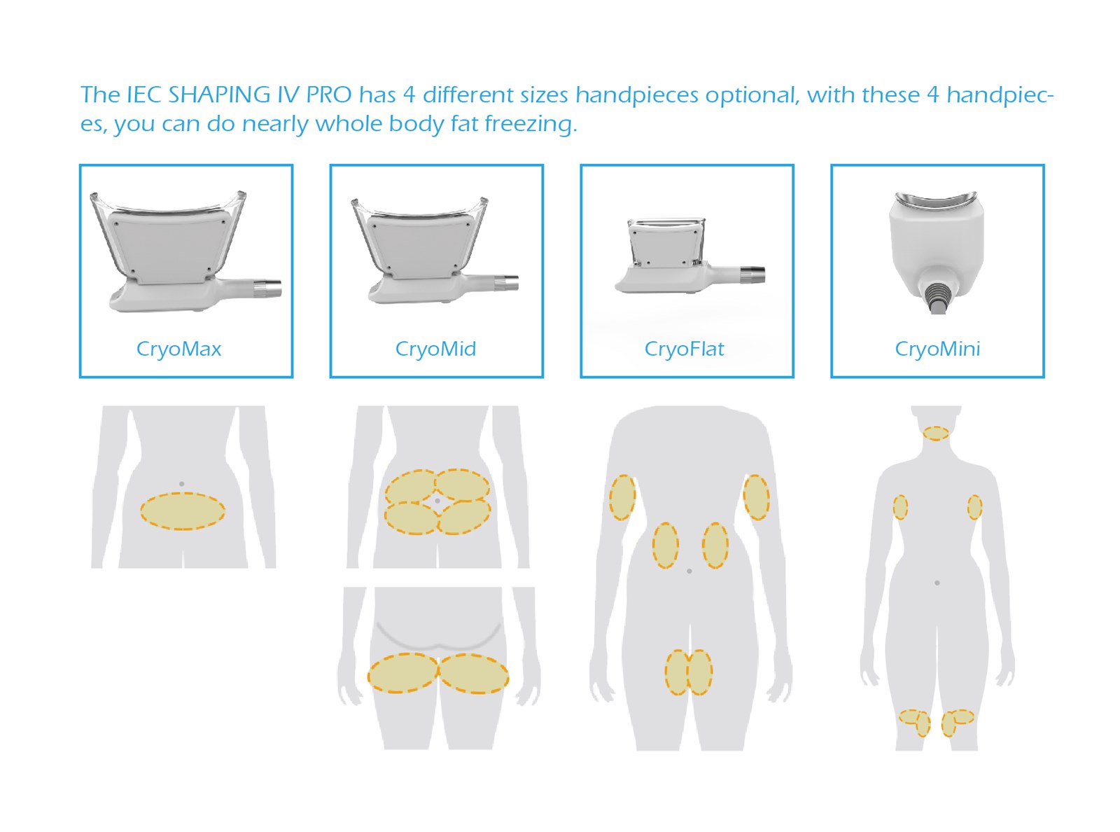 2017 new products supply OEMODM service Cryolipolysis Slimming ICE SHAPING IV PRO with 4 handpieces