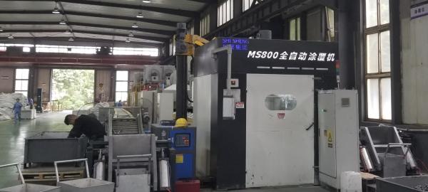 Professional Zinc Flake Coating Machine 75° Tilting Obliquity 10~40r/Min