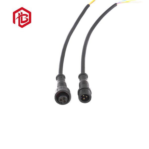 M11 Rubberized PVC Male And Female Outdoor Power Supply Cable Sheath Lighting
