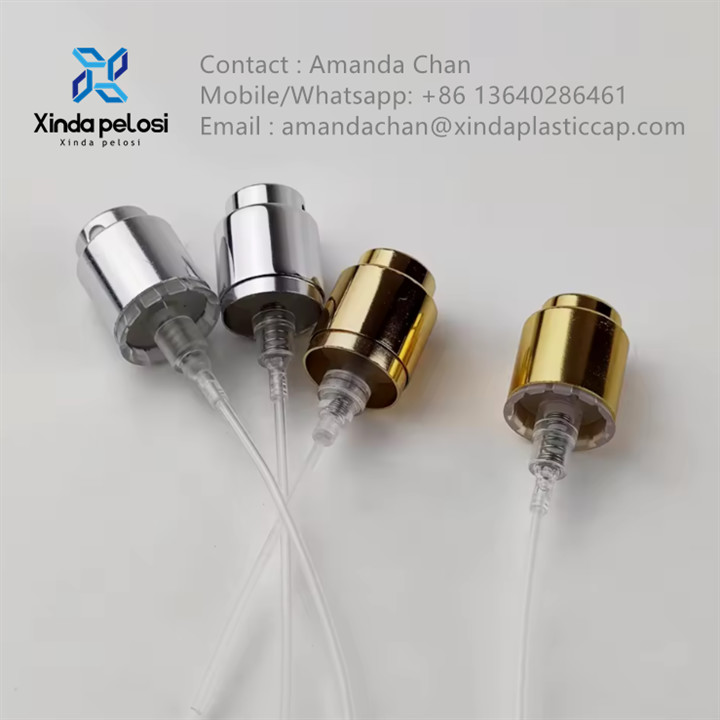 Durable Aluminium Plastic Perfume Spray Dispenser For Cosmetics Packaging