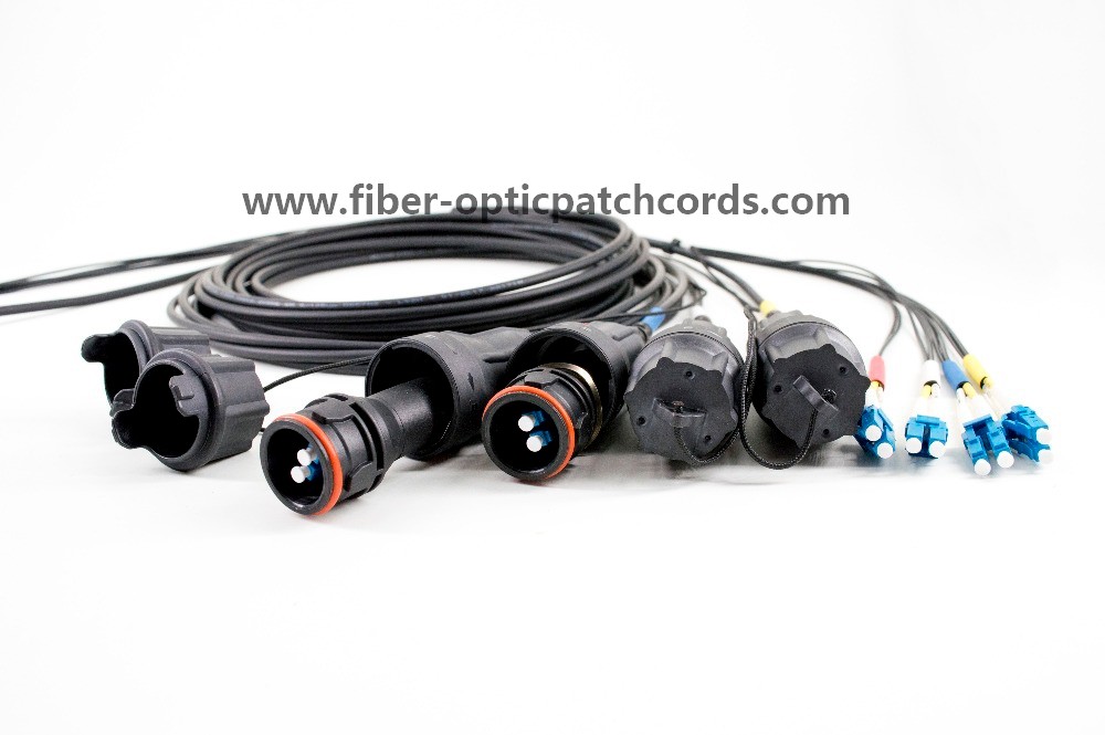 MTC Pushable Fiber Optic Patch Cord SC/APC Field Shield Fiber Pathway Push-Pull Type
