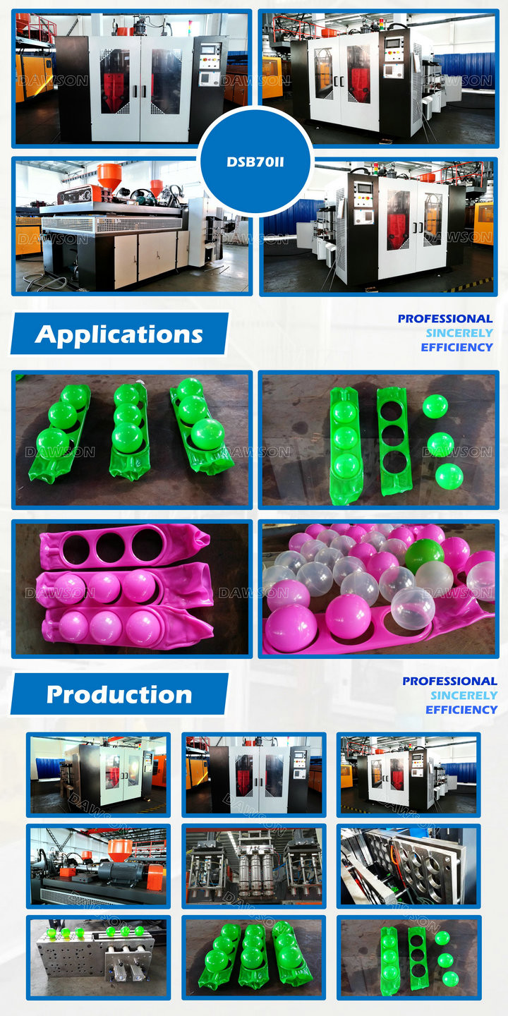 HDPE Plastic Sea Ball Extrusion High Speed Blowing Shaping Machine Automatic Blow Molding Machine